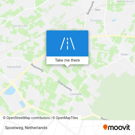 Spoelweg map