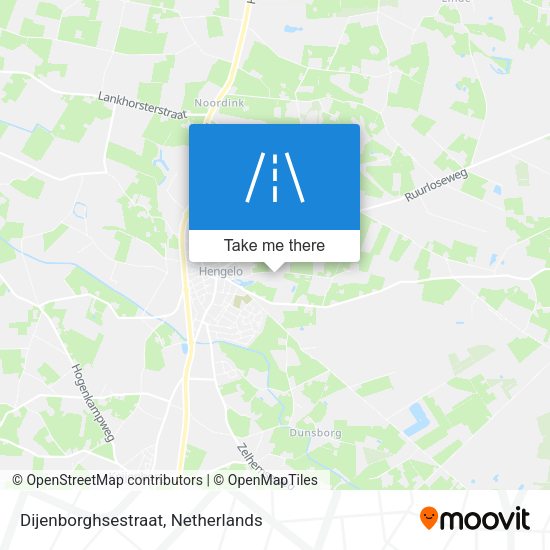 Dijenborghsestraat map