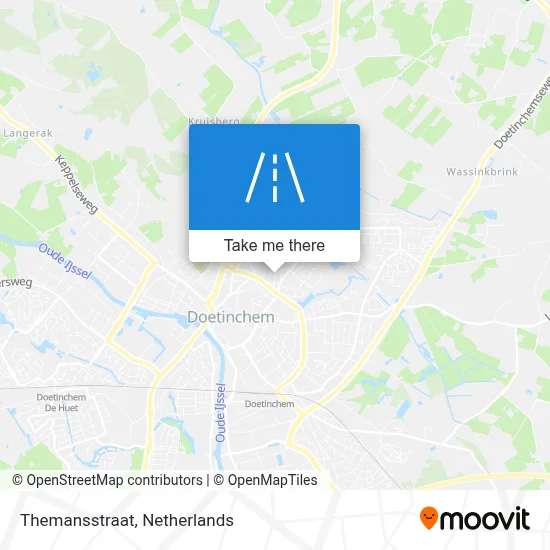 Themansstraat map