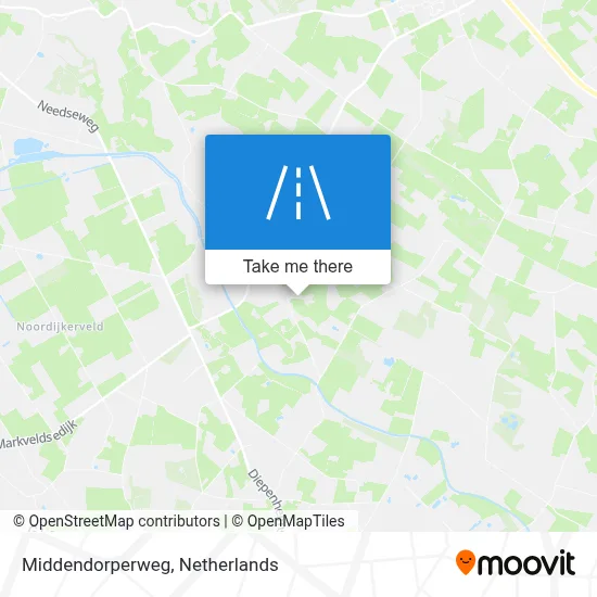 Middendorperweg map