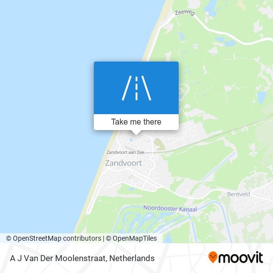 A J Van Der Moolenstraat map