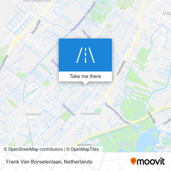 Frank Van Borselenlaan map