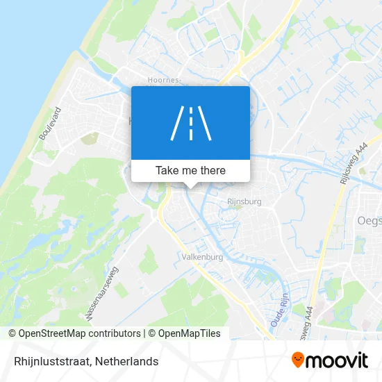 Rhijnluststraat map