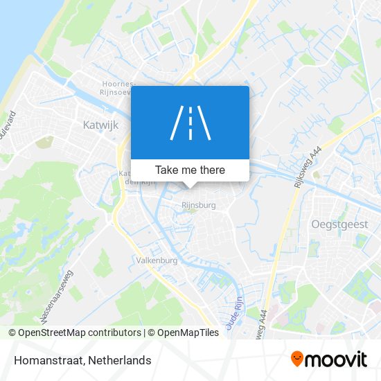 Homanstraat map