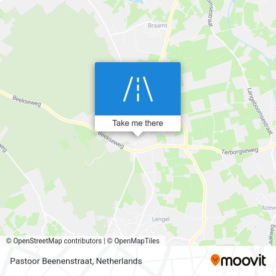 Pastoor Beenenstraat map