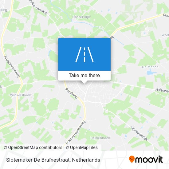 Slotemaker De Bruïnestraat map