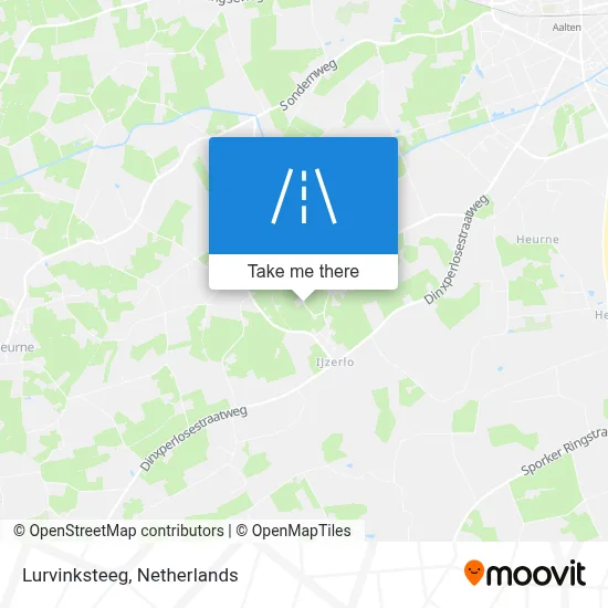 Lurvinksteeg map