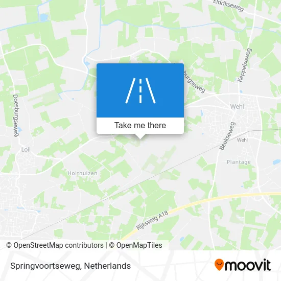 Springvoortseweg map