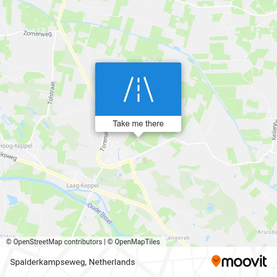 Spalderkampseweg map