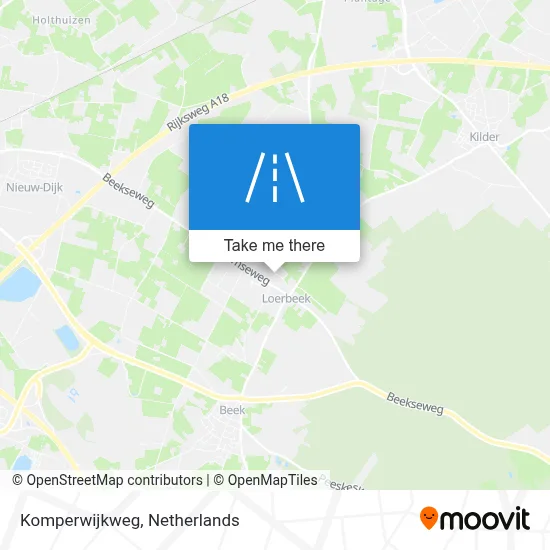 Komperwijkweg map