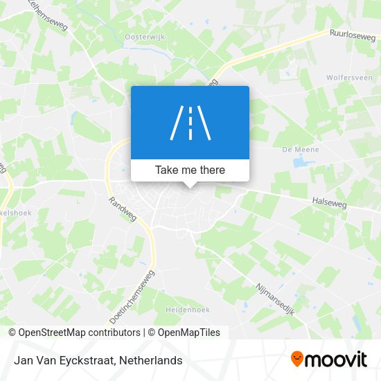Jan Van Eyckstraat map