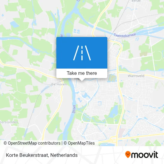 Korte Beukerstraat map