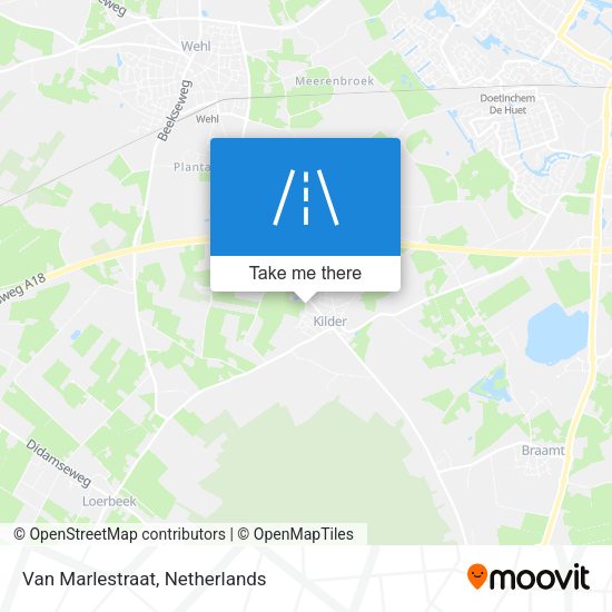 Van Marlestraat map