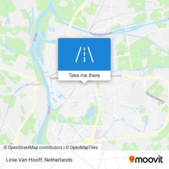 Linie Van Hooff map