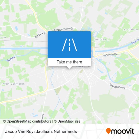 Jacob Van Ruysdaellaan map