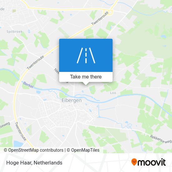 Hoge Haar map