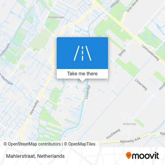 Mahlerstraat map