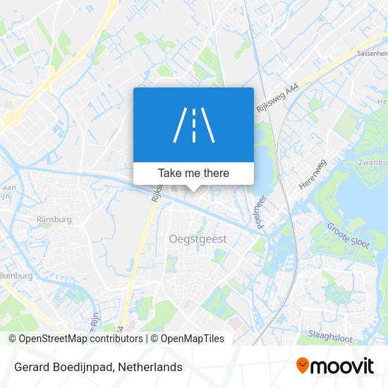 Gerard Boedijnpad map