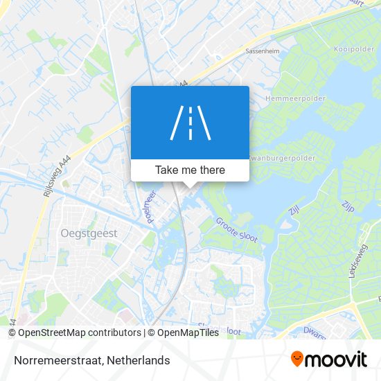 Norremeerstraat map