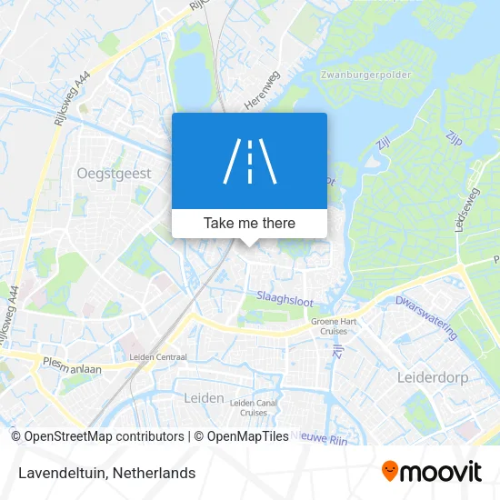 Lavendeltuin map