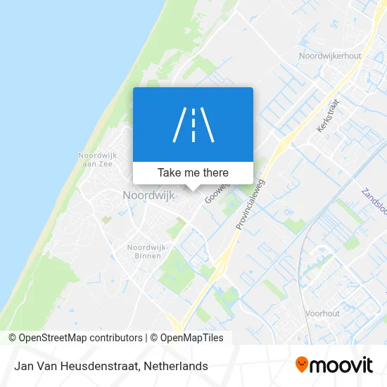 Jan Van Heusdenstraat map