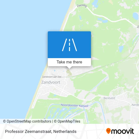 Professor Zeemanstraat map