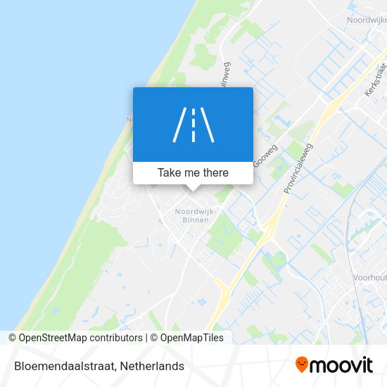 Bloemendaalstraat map