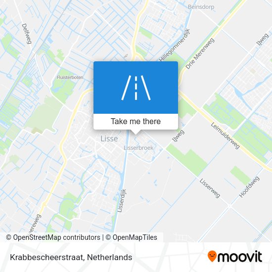 Krabbescheerstraat map