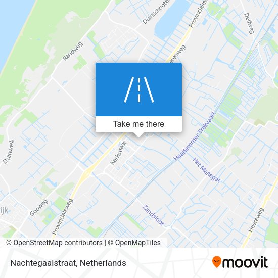 Nachtegaalstraat map