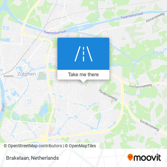 Brakelaan map