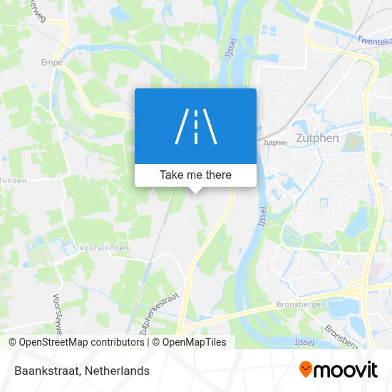 Baankstraat map