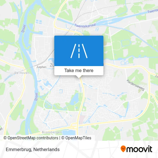 Emmerbrug map