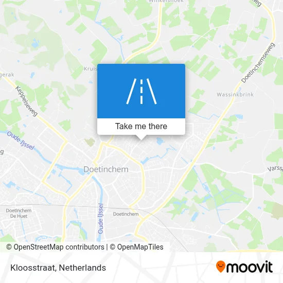 Kloosstraat map