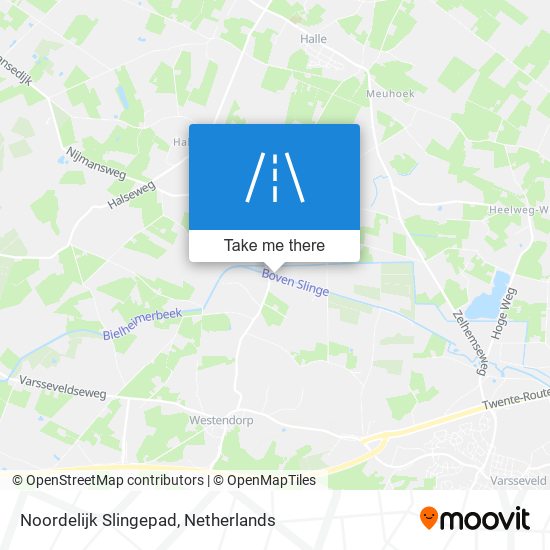 Noordelijk Slingepad map
