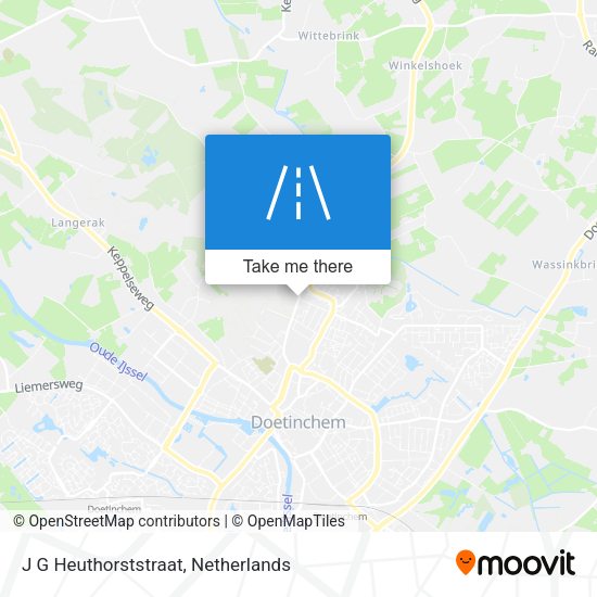 J G Heuthorststraat map