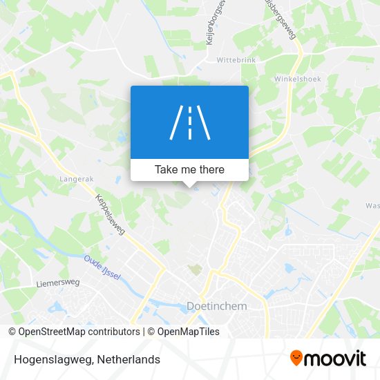 Hogenslagweg map