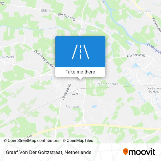 Graaf Von Der Goltzstraat map