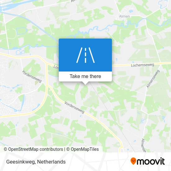 Geesinkweg map