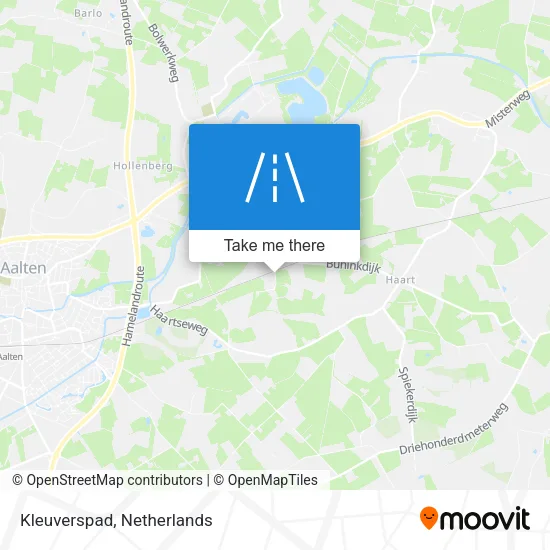 Kleuverspad map