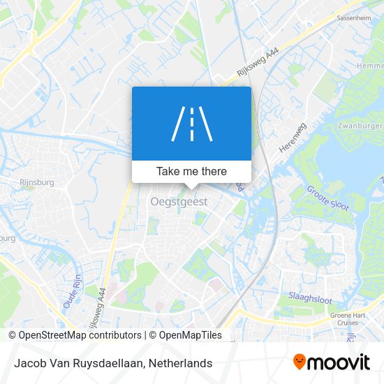 Jacob Van Ruysdaellaan map
