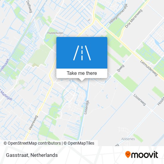 Gasstraat map