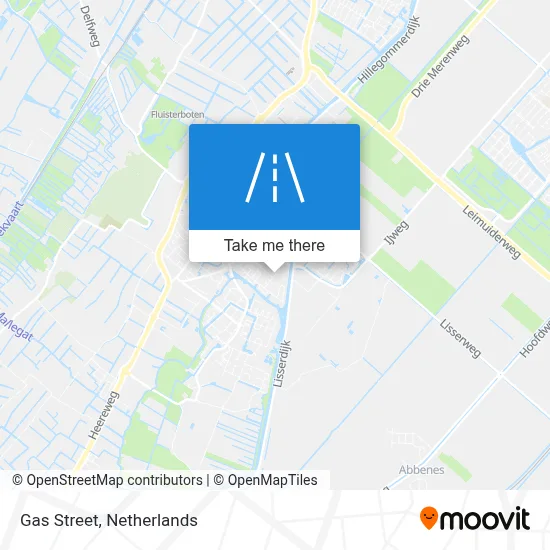 Gasstraat map