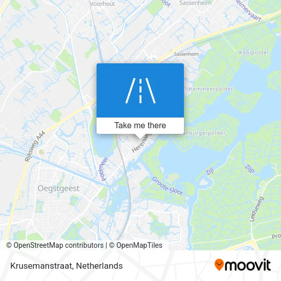 Krusemanstraat map