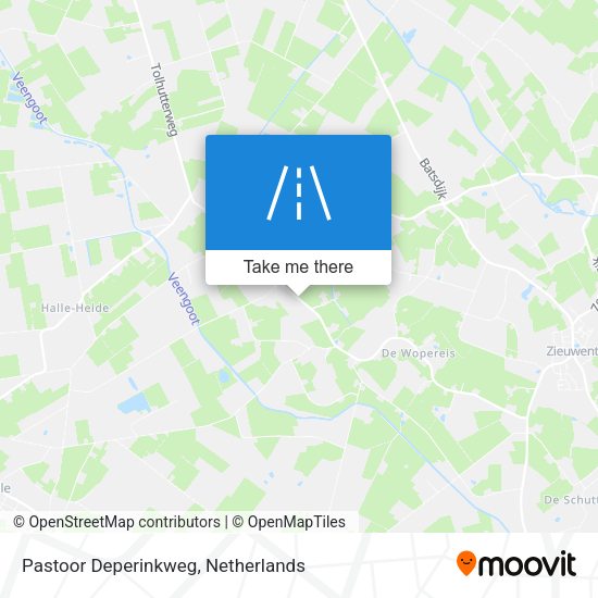Pastoor Deperinkweg map