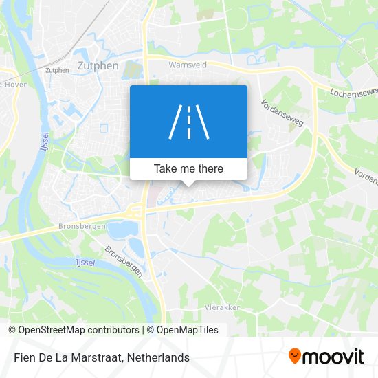 Fien De La Marstraat map