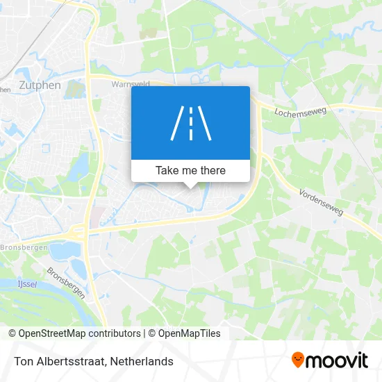 Ton Albertsstraat map