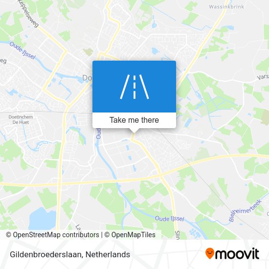 Gildenbroederslaan map