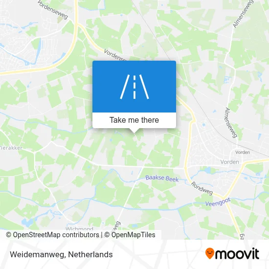 Weidemanweg map