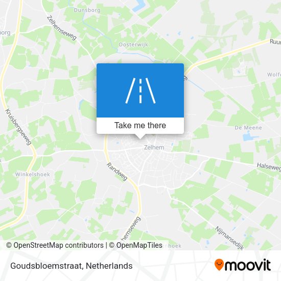 Goudsbloemstraat map