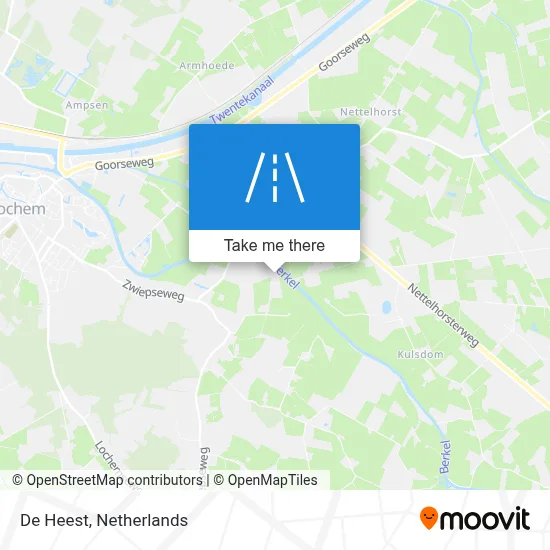 De Heest map